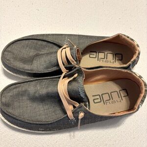 Gray women's Hey Dude wendy boho slip on shoe in size 10